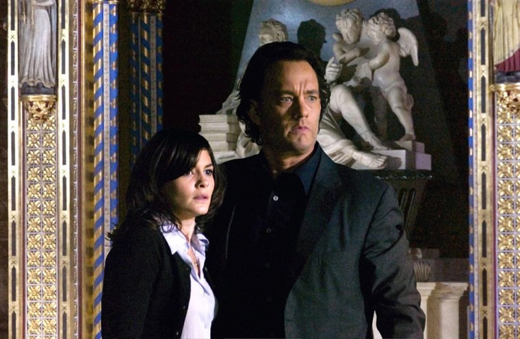 THE DA VINCI CODE (2006)
While in Paris on business, Harvard symbologist Robert Langdon (Tom Hanks) receives an urgent late-night phone call: the elderly curator of the Louvre has been murdered inside the museum. Near the body, police have found a baffling cipher. While working to solve the enigmatic riddle, Langdon is stunned to discover it leads to a trail of clues hidden in the works of Da Vinci -- clues visible for all to see -- yet ingeniously disguised by the painter.

Langdon joins forces with a gifted French cryptologist, Sophie Neveu, and learns the late curator was involved in the Priory of Sion -- an actual secret society whose members included Sir Isaac Newton, Botticelli, Victor Hugo, and Da Vinci, among others.