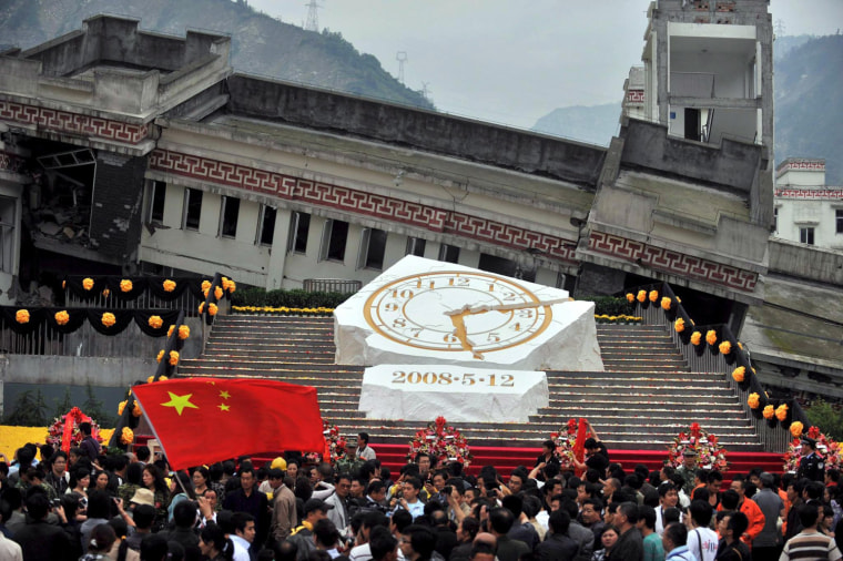 Sichuan earthquake anniversary celebrations
