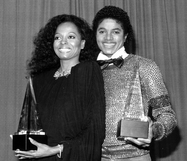 Image: Diana Ross and Michael Jackson