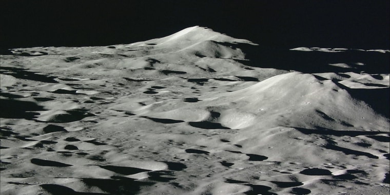 The Japan Aerospace Exploration Agency (JAXA) and the Japan Broadcasting Corporation (NHK) would like to release the final still images taken by the onboard High Definition Television (HDTV) of the lunar explorer \"KAGUYA\" just prior to its maneuvered falling to the Moon. The images are attached below. The KAGUYA was launched on September 14, 2007, and was controlled to be dropped to the Moon on June 11, 2009, as its mission was completed.

The series of continued shots was taken with an interval of about one minute by the HDTV (Teltephoto) while the KAGUYA was maneuvered to decrease its altitude toward the impact position (around GILL crater.)

We can see the approaching Moon surface as the KAGUYA went closer to it. After the final image, the KAGUYA moved into the shaded area to make its final landing, thus it was pitch dark while taking an image. This is the very final image shooting of the Moon by the KAGUYA HDTV.

You can enjoy images taken by the KAGUYA HDTV through JAXA Digital Archives, th