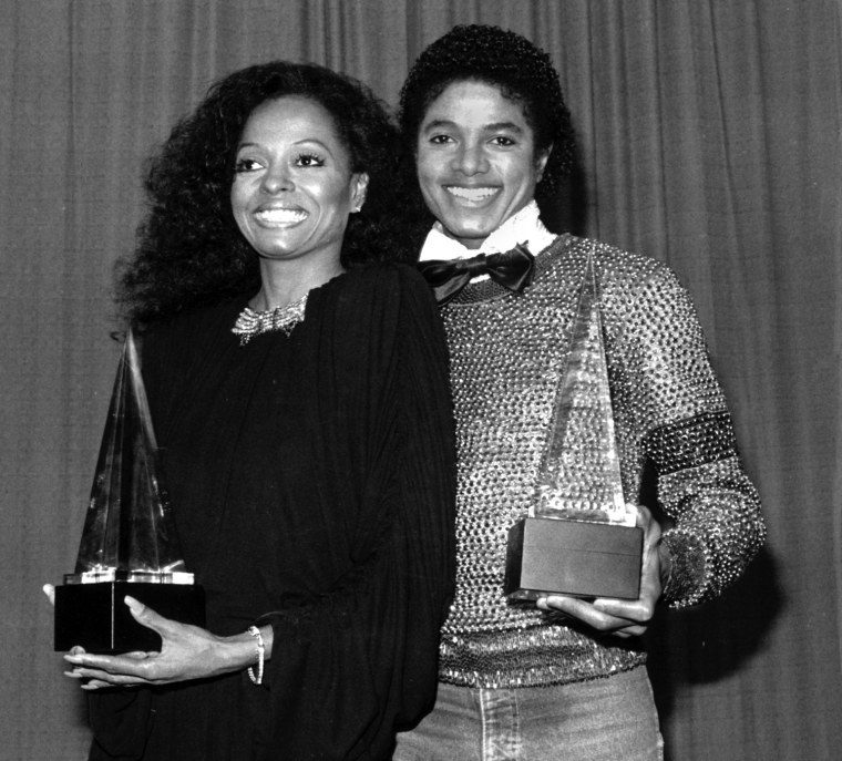 Image: DIANA ROSS AND MICHAEL JACKSON