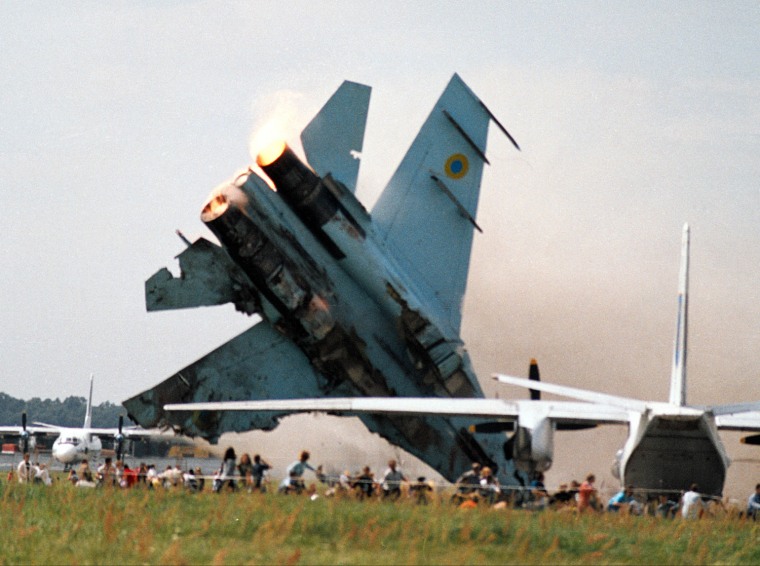 Jet Crashes at Ukraine Air Show