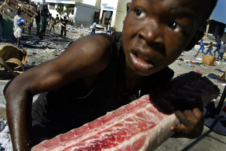 Looters Ravage Port-au-Prince Seaport