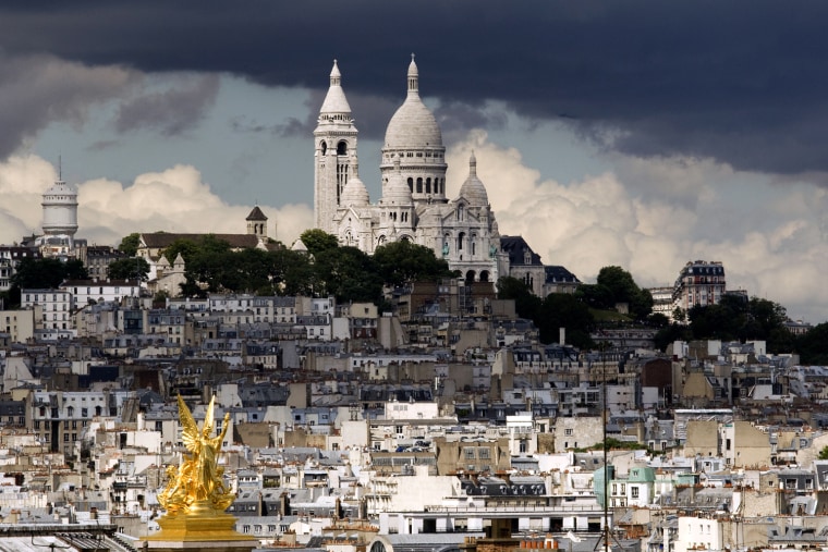 Image: The Sacred Heart (Sacre Coeur) is seen in Paris