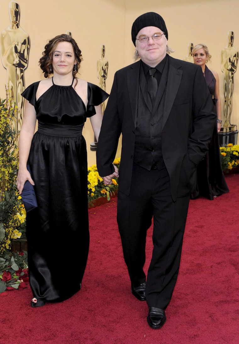 The Oscars - Philip Seymour Hoffman and Mimi O'Donnell