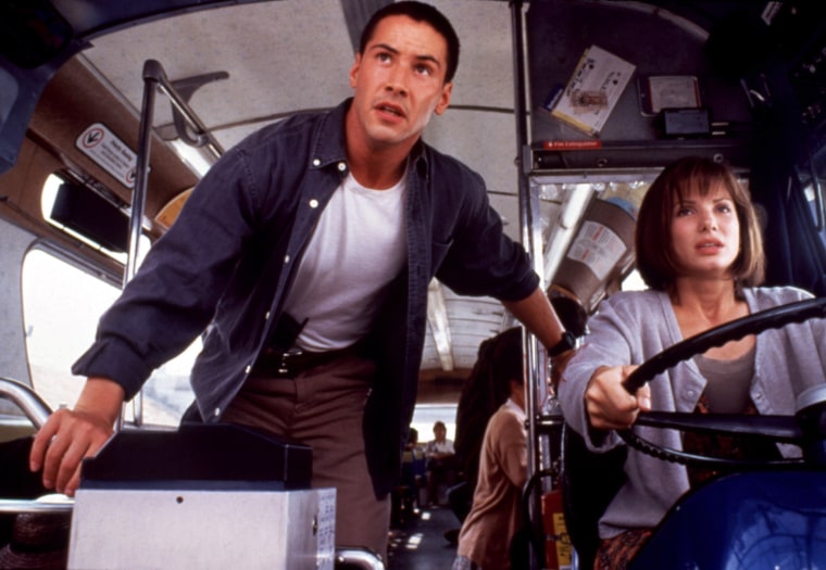 SPEED, Keanu Reeves, Sandra Bullock, 1994 

TM and Copyright © 20th Century Fox Film Corp. All rights reserved. Courtesy: Everett Collection.
