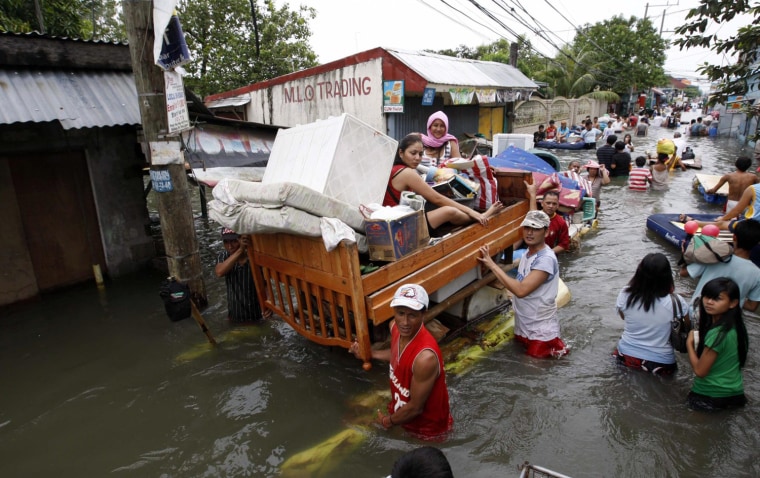 Image: At least 246  people were killed as tropical storm Ketsana battered a wide area in the Philippines
