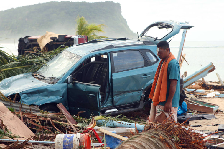 Image: 8.3 Magnitude Earthquake Triggers Tsunami On Pacific Islands