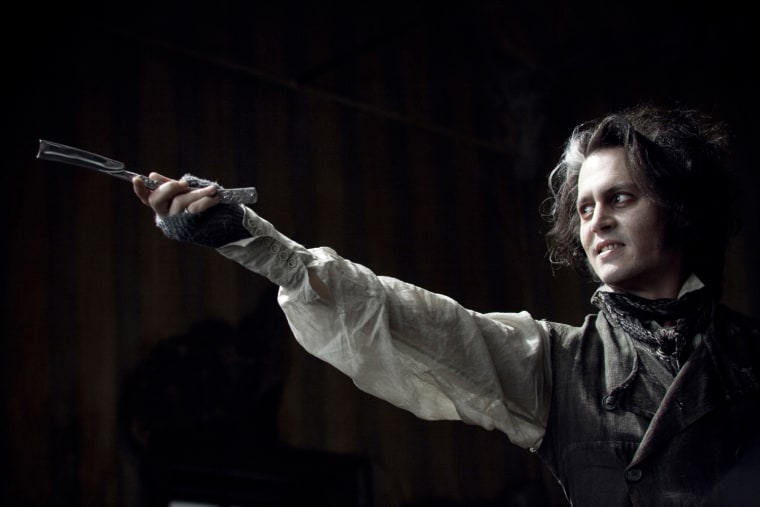 Sweeney Todd: The Demon Barber of Fleet Street (2007)
Directed by Tim Burton
Shown: Johnny Depp (as Sweeney Todd)
© 2007 by DreamWorks LLC and Warner Bros. Entertainment Inc. All Rights Reserved.
Photo Credit: Leah Gallo
