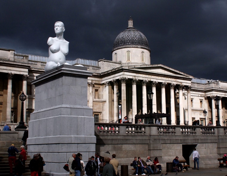 Controversial Statue Unveiled In Trafalgar Square