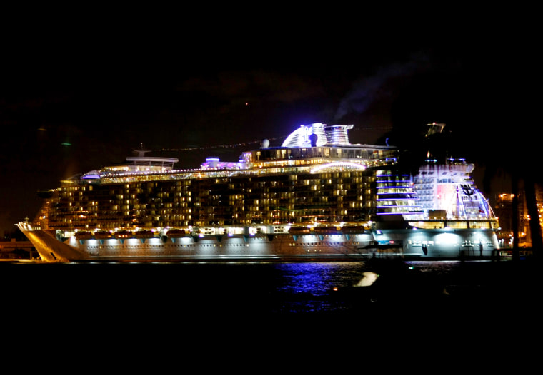 Image: World's Largest Cruise Ship Arrives In U.S. For First Time
