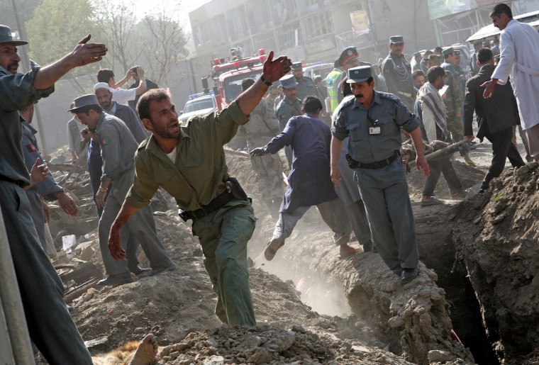 Image: Suicide Attack Targets Indian Embassy In Kabul Killing Twelve