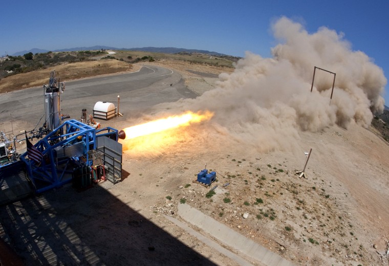 Rocket Motor test for SpaceShip2 complete success