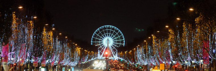 Image: Christmas Illuminations Launch On The Champs-Elysees