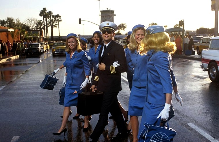 Catch Me if You Can (2002)
The true story of Frank Abagnale (Leonardo DiCaprio), the youngest man to make the FBI's most-wanted list for forgery. Frank posed at various times as a doctor, a lawyer, a pilot, and even an FBI agent. Throughout his life, he passed millions of dollars in bad checks and later, after finally being captured, escaped from prison. Frank Abagnale eventually became a consultant for the FBI, specializing in the field of white-collar crime.