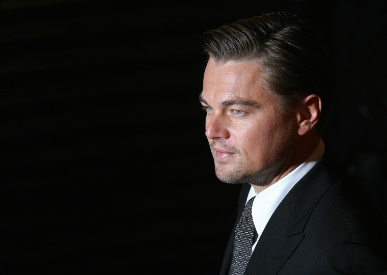 US actor Leonardo DiCaprio arrives at th