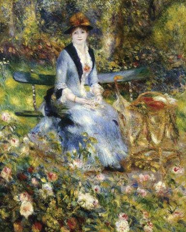 \"In the Roses,\" Pierre-Auguste Renoir, 1882