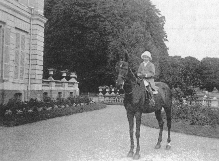 Huguette Clark as a child in France.