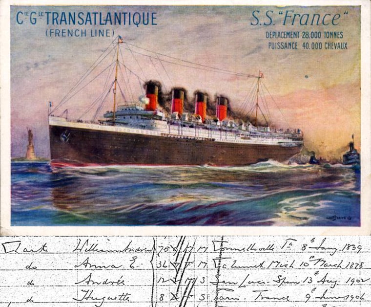 The Clarks sailed frequently to France, traveling in luxury apartments on the latest steamships.