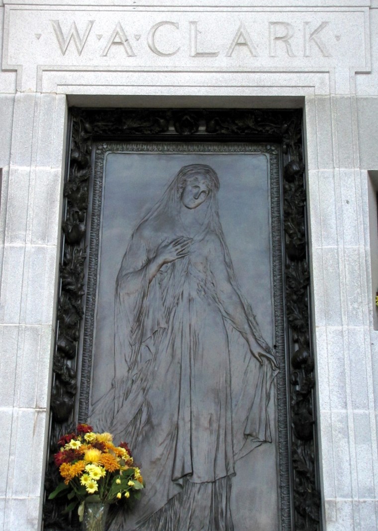 William Andrews Clark was entombed in this mausoleum in Woodlawn Cemetery in the Bronx, N.Y.