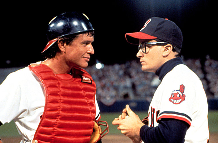 MAJOR LEAGUE, Tom Berenger, Charlie Sheen, 1989  Story of the losing Cleveland Indians baseball team threatened with relocation to Miami.