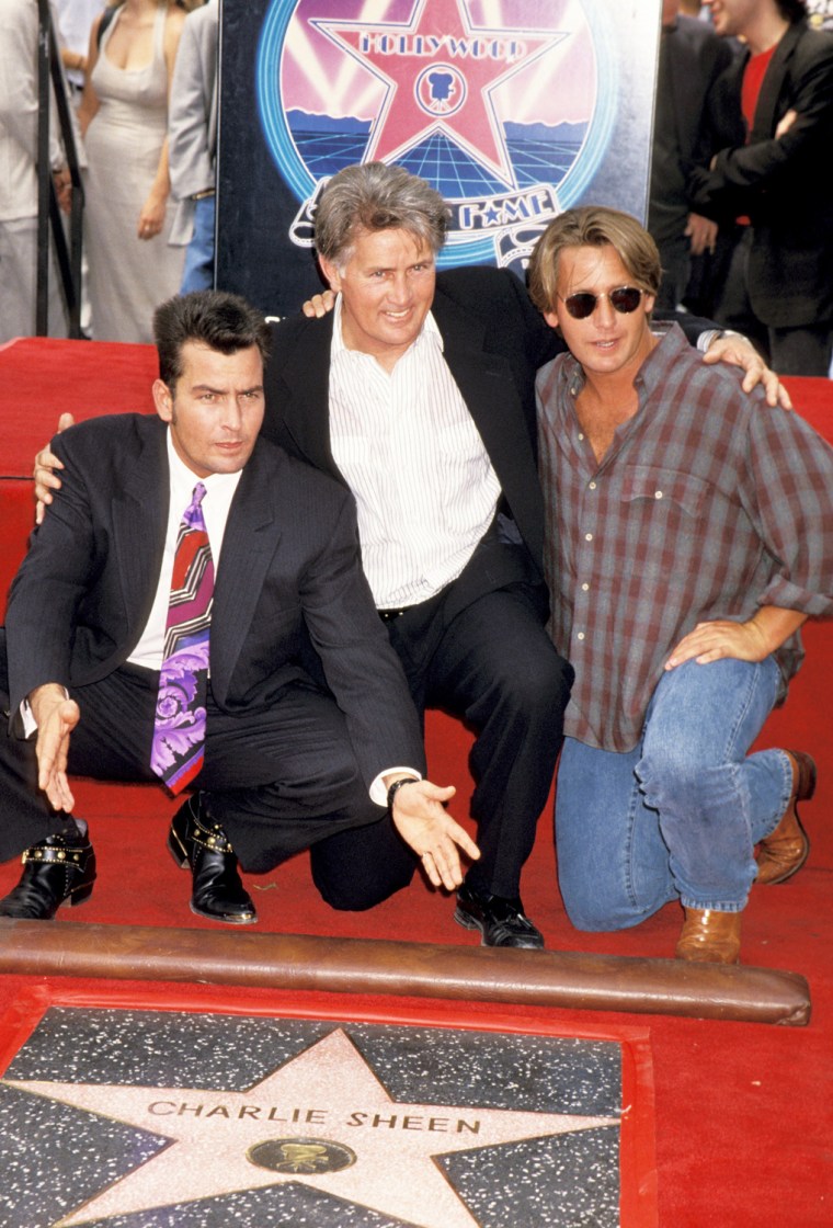 Charlie Sheen Honored with a Star on the Hollywood Walk of Fame
