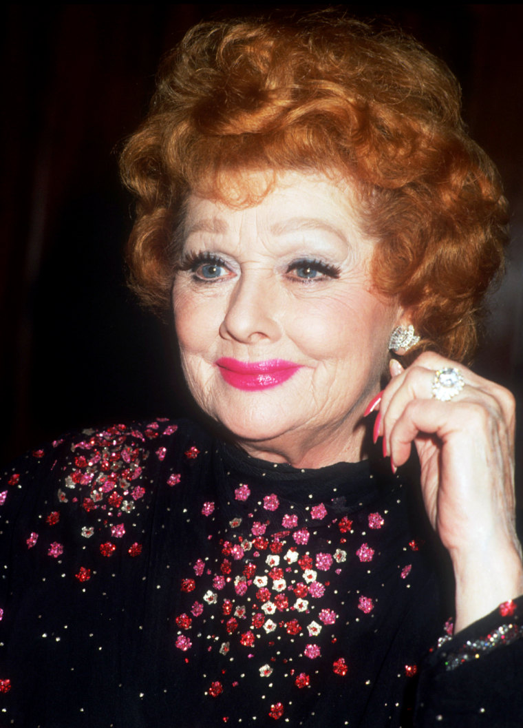 Lucille Ball In The Late 1980's In The USA Ball Died April 26 1989 From A Ruptured Aort