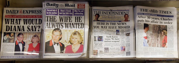 Image: News Of Impending Royal Wedding Hits Newstands