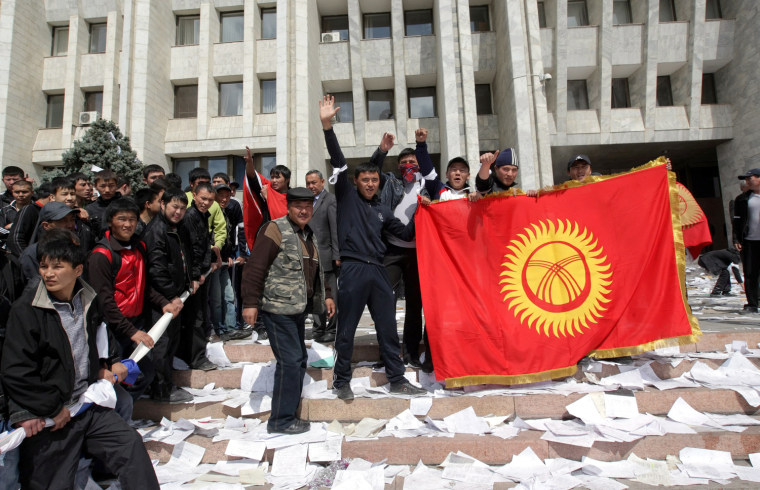 Image: Unrests in KyrgyzstaN