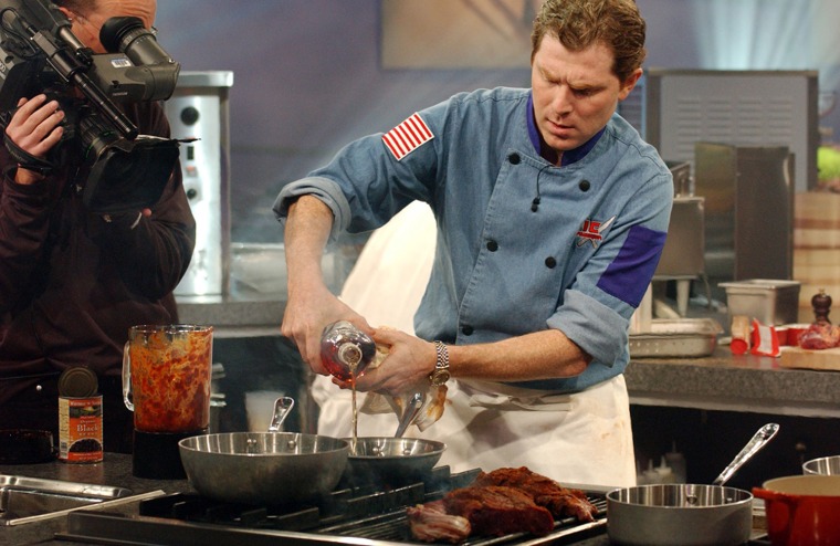 Specializing in American southwestern cuisine, Bobby Flay is the owner and executive chef of restaurants like Mesa Grill, which has multiple locations. He has hosted several Food Network shows, including \"Boy Meets Grill\" and \"Throwdown! with Bobby Flay.\" The award-winning cookbook author is also currently an Iron Chef on the network's \"Iron Chef America.\"
