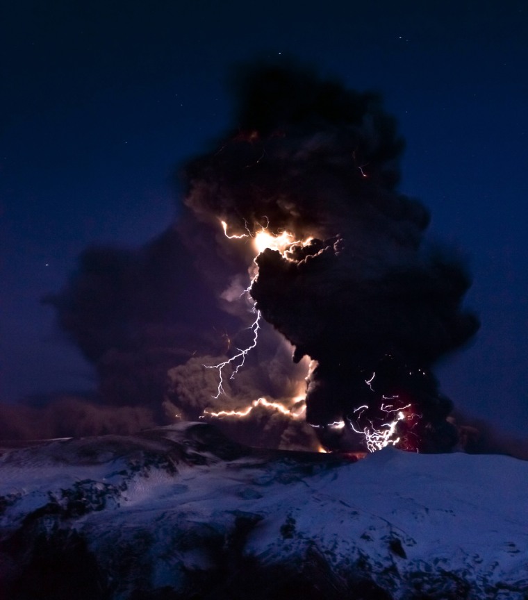 Image: Volcano Erupts In Iceland