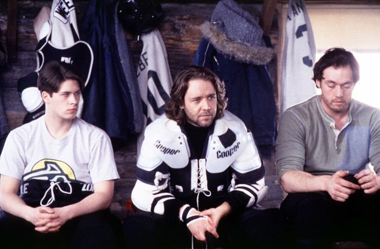 Mystery, Alaska (1999) The legendary hockey players of Mystery are born on skates. And the weekly hockey game on the local \"pond of dreams\" is much more than a sport -- it's a ritual celebration attended with religious devotion, the only thing that holds the players together. But then an article in a sports magazine prompts the National Hockey League to send the New York Rangers to challenge these local heroes in a \"Rocky\"-like, back-to-the-roots-of-hockey exhibition game. The publicity stunt thrusts this tiny town and its colorful inhabitants into the national spotlight and promises fame and fortune for everybody.