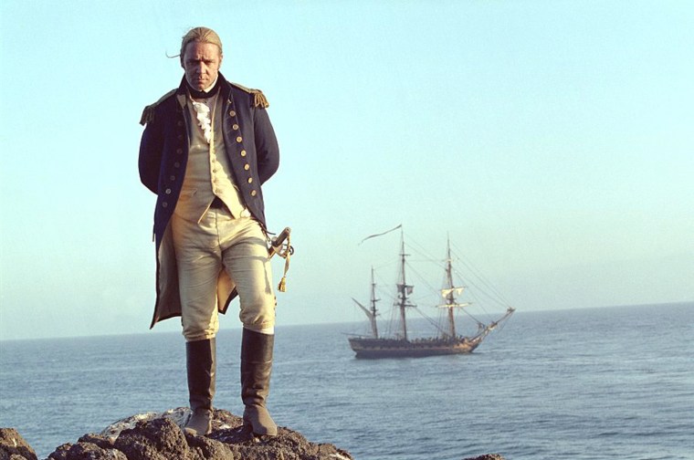 Master and Commander: The Far Side Of The World
Based on the best-selling novels of Patrick O'Brian, the film stars Russell Crowe as \"Lucky\" Jack Aubrey, who pits his crew of the H.M.S. Surprise against a much better armed and ruthless privateer, in a chase that takes him all the way to the far side of the world. Rising newcomer Paul Bettany (\"A Beautiful Mind\") plays the ship's surgeon Dr. Stephen Maturin.