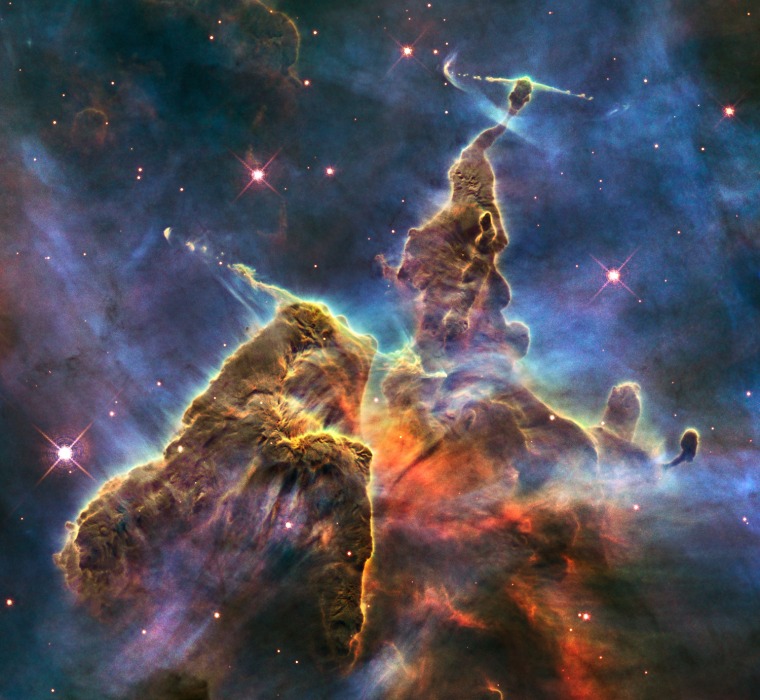 Image: This NASA Hubble Space Telescope image was released to celebrate the 20th anniversary of Hubble's launch and deployment into an orbit around Earth