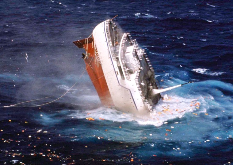 The Oceanos shipwreck
