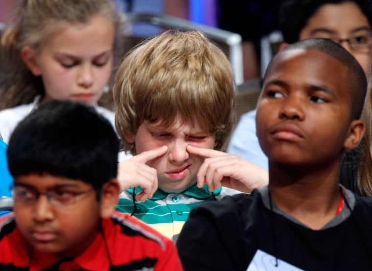 Image: Talented Students Via For Title At Annual Scripps National Spelling Bee