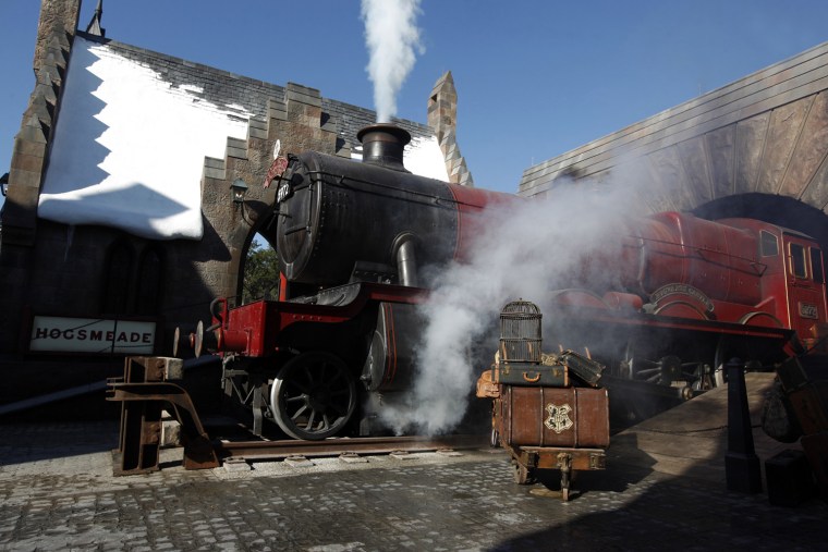 The Hogwarts Express arrives at Hogsmeade Station as The Wizarding World of Harry Potter continues to develop at Universal Orlando Resort. As guests enter Hogsmeade, they will be greeted by the iconic, smoke-billowing steam engine, made famous in the Harry Potter books and films for transporting students to a world of magic and wonder. Opening in Spring 2010 only at Universal Orlando Resort, The Wizarding World of Harry Potter will feature multiple themed attractions, shops and a restaurant.  
Islands of Adventure IOA