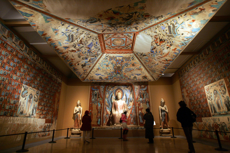 Image: Dunhuang Art Exhibition Held In National Art Museum of China