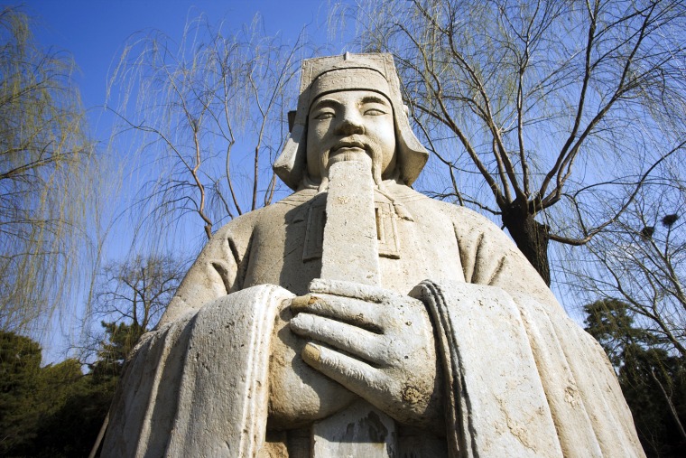 Image: Statue On Spirit Way, Ming Tombs, China