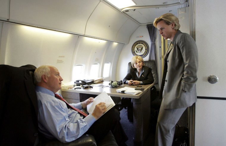 Image: Vice President And Mrs. Cheney At Post Debate Rally