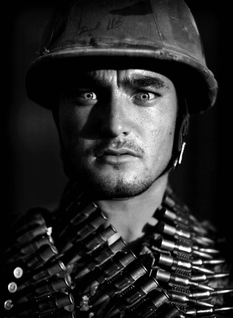 Image: Afghan National Army soldier Ghulam Hidar, an ethnic Turkmeni from Jozjan, northern Afghanistan