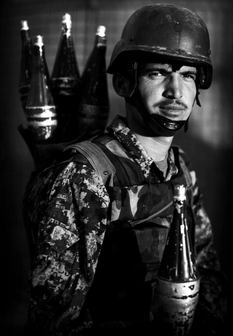 Image: Afghan National Army soldier Aijad, an ethnic Tajik from Badakshan northern Afghanistan