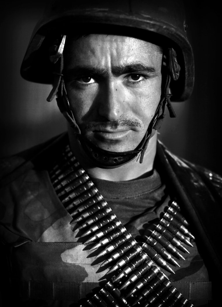 Image: Afghan National Army soldier Mullah Assan an ethnic  Turkmeni from Jozjan, northern Afghanistan