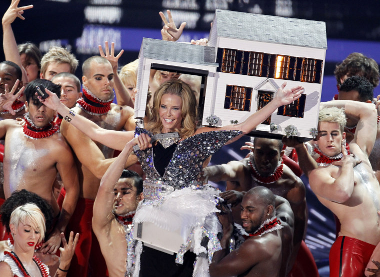 Image: Chelsea Handler spoofs Lady Gaga during 2010 MTV Video Music Awards in Los Angeles