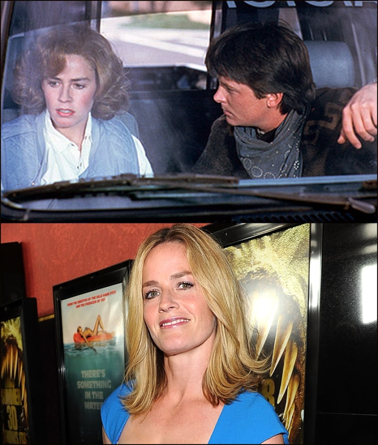 Elisabeth Shue
Played: Jennifer, 'Back to the Future' II and III


Actress Elisabeth Shue arrives at the premiere of The Weinstein Company \"Piranha 3D\"  at the Mann's Chinese 6 Theatre on August 18, 2010 in Hollywood, California.