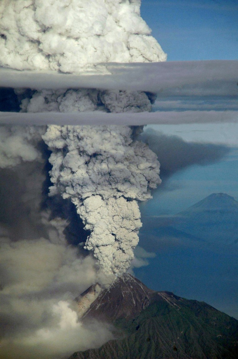 Image: Mount Merapi volcano