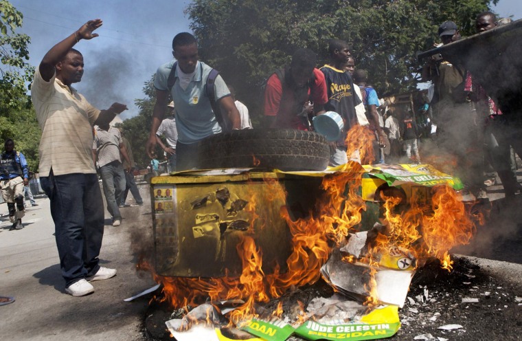 Image: PROTEST AGAINST THE MINUSTAH IN HAITI