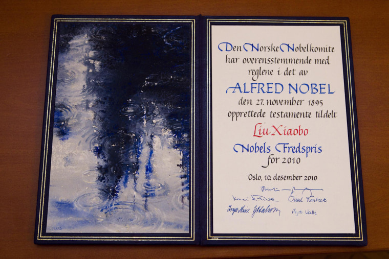 Image: Nobel Peace Prize Ceremony