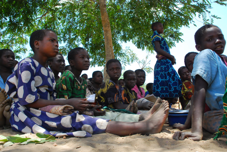 Changing classrooms in Lilongwe, Malawi