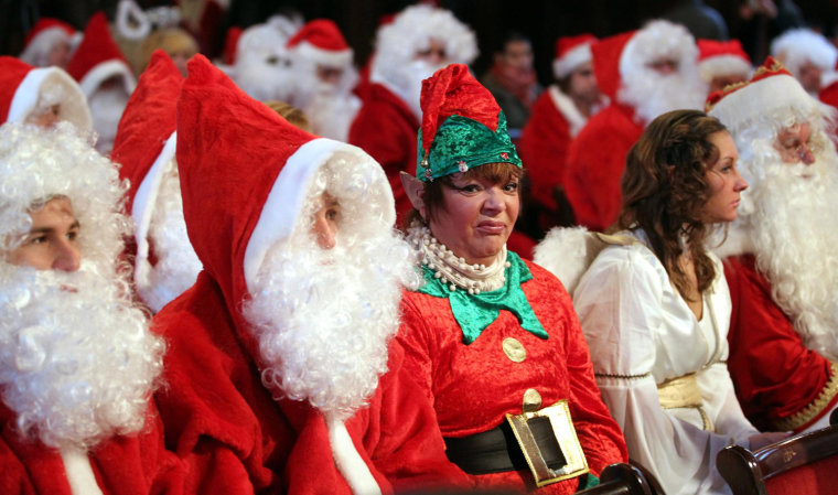 Image: Meeting of the Santa Clauses in Berlin